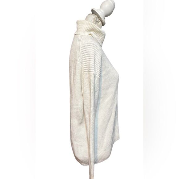 J.Crew Cotton-Blend Ribbed Turtleneck Sweater Sz XS BS990 - Picture 3 of 6